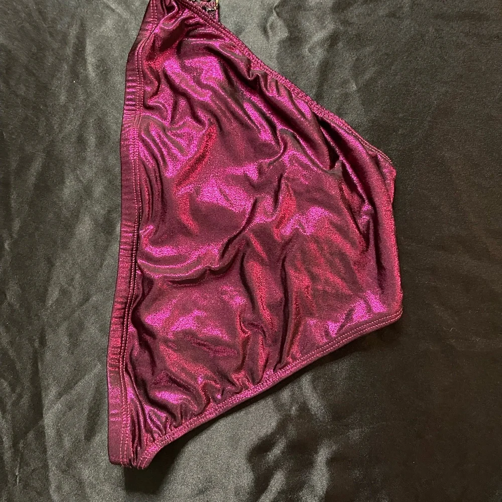 Shimmering Pink Bikini Bottom - Picture 5 of 8